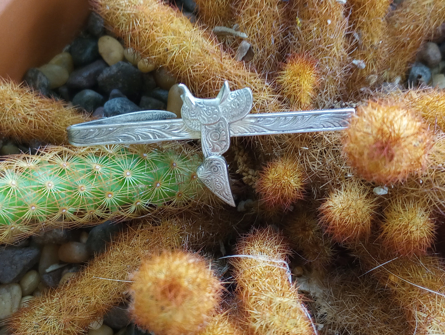 Sterling Silver Saddle Tie Clip