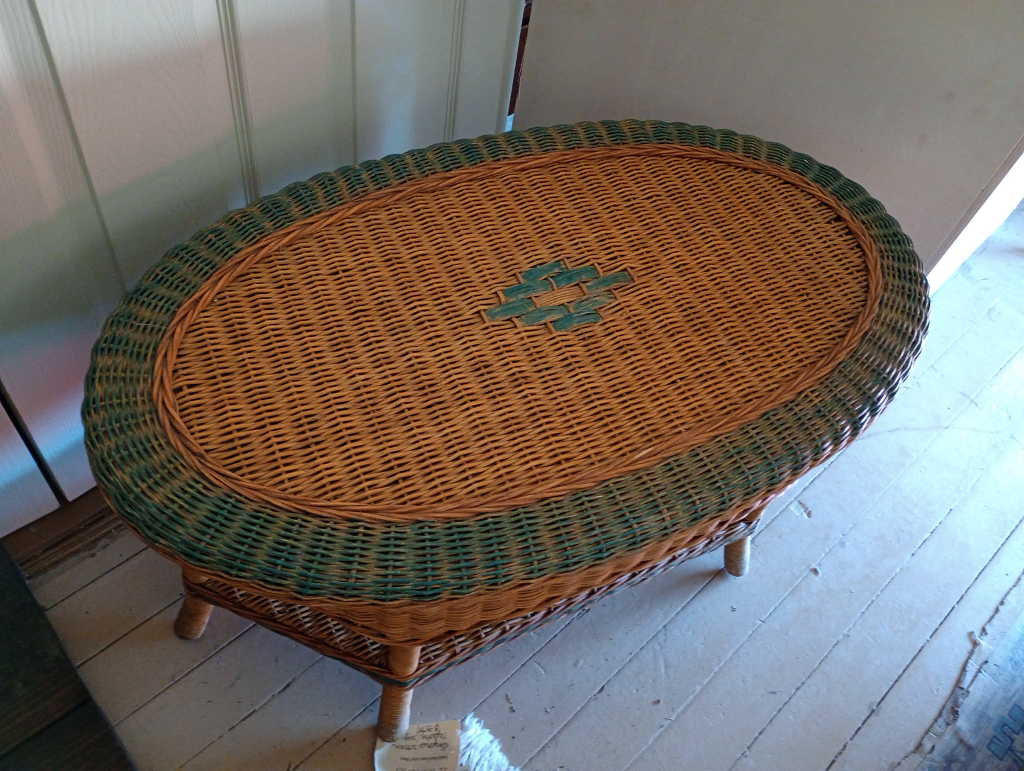 Southwestern Wicker Coffee Table