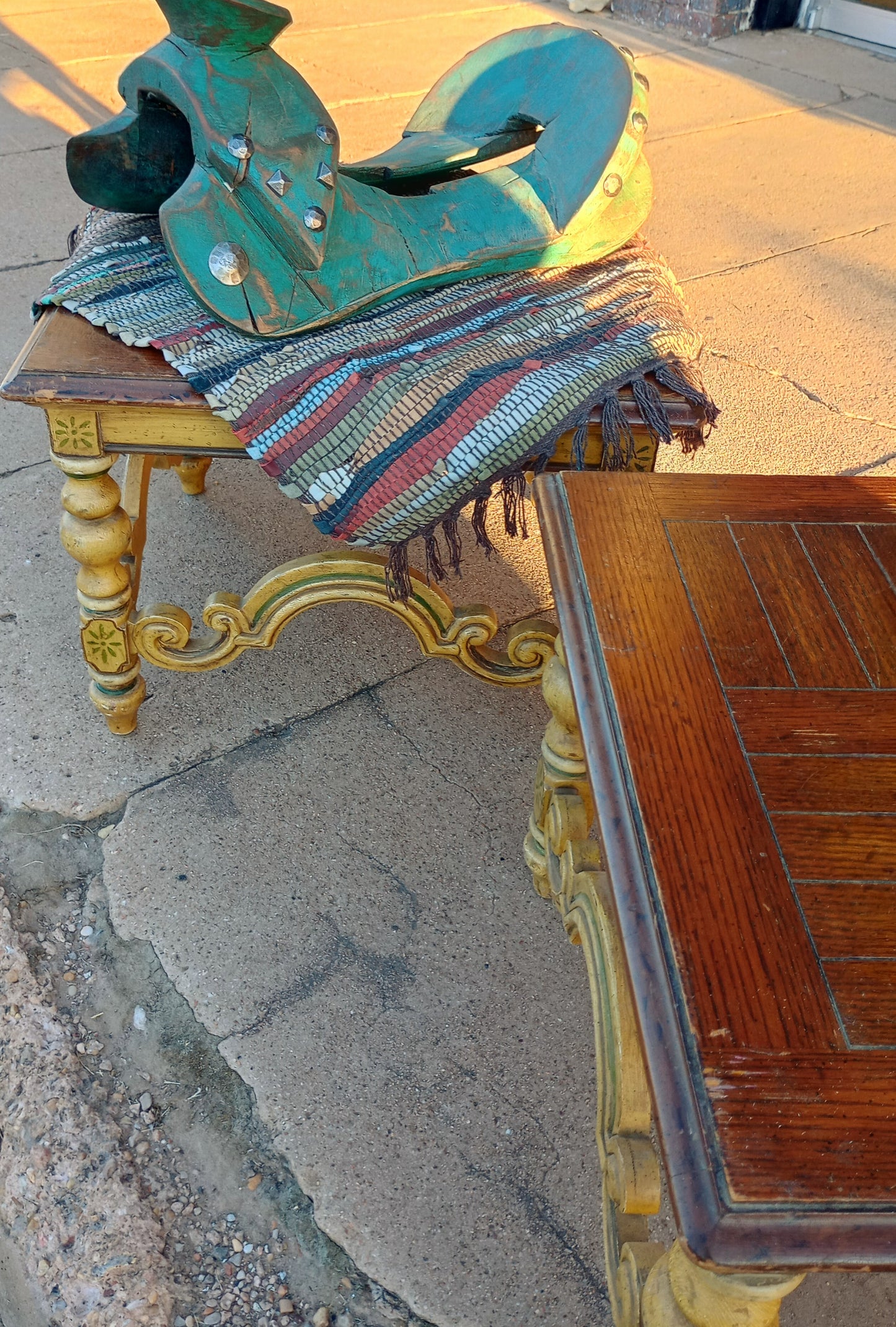 Pair of Vintage Low Boy Side Tables