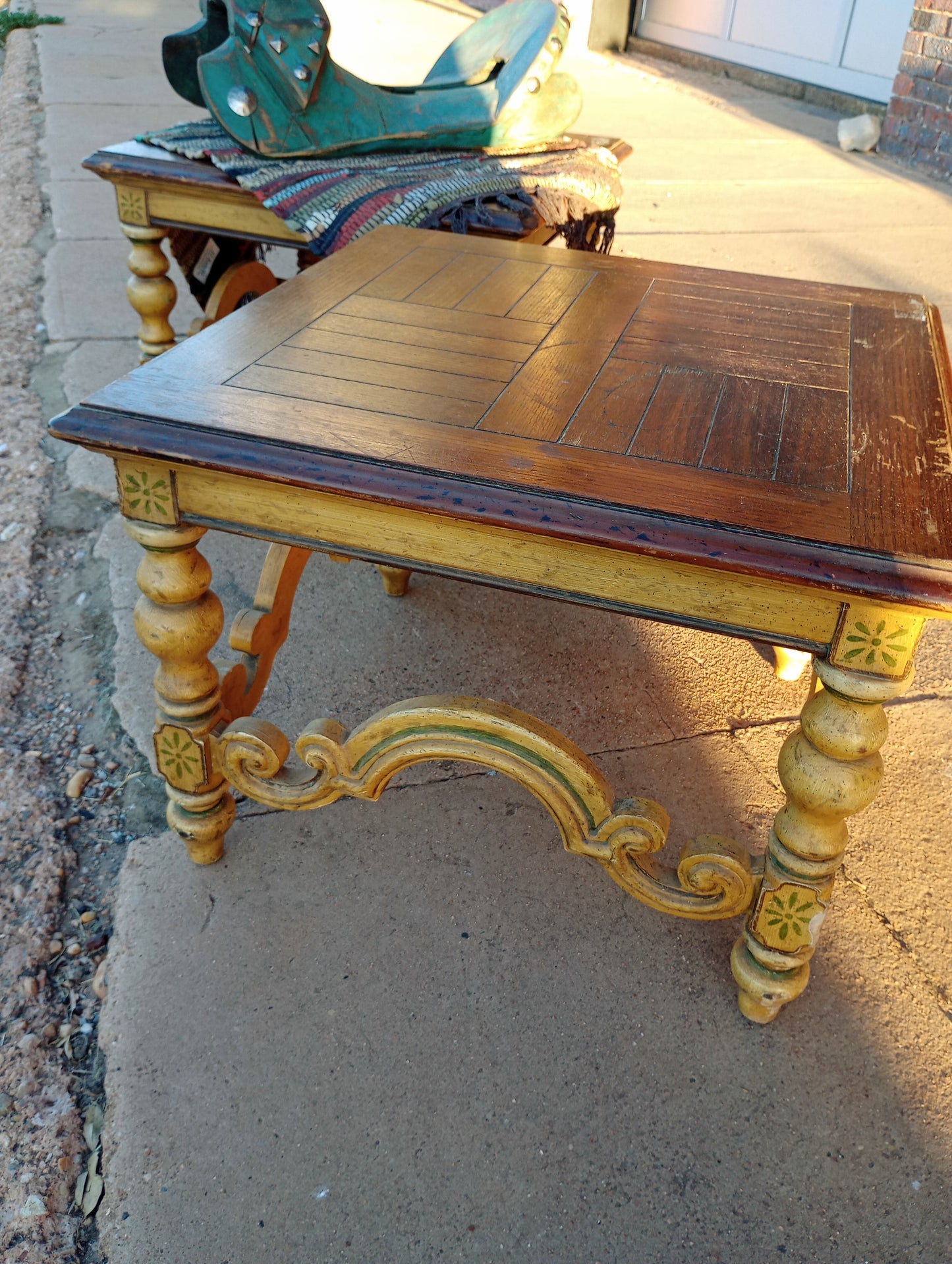 Pair of Vintage Low Boy Side Tables