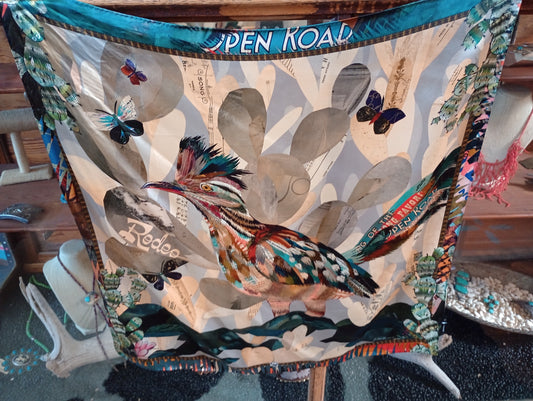 Roadrunner Silk Shorty Scarf