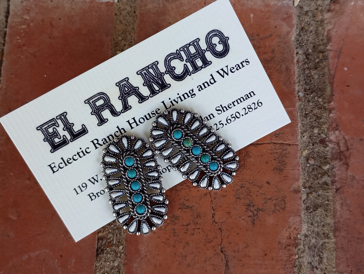 Western Zuni Style Fashion Earrings