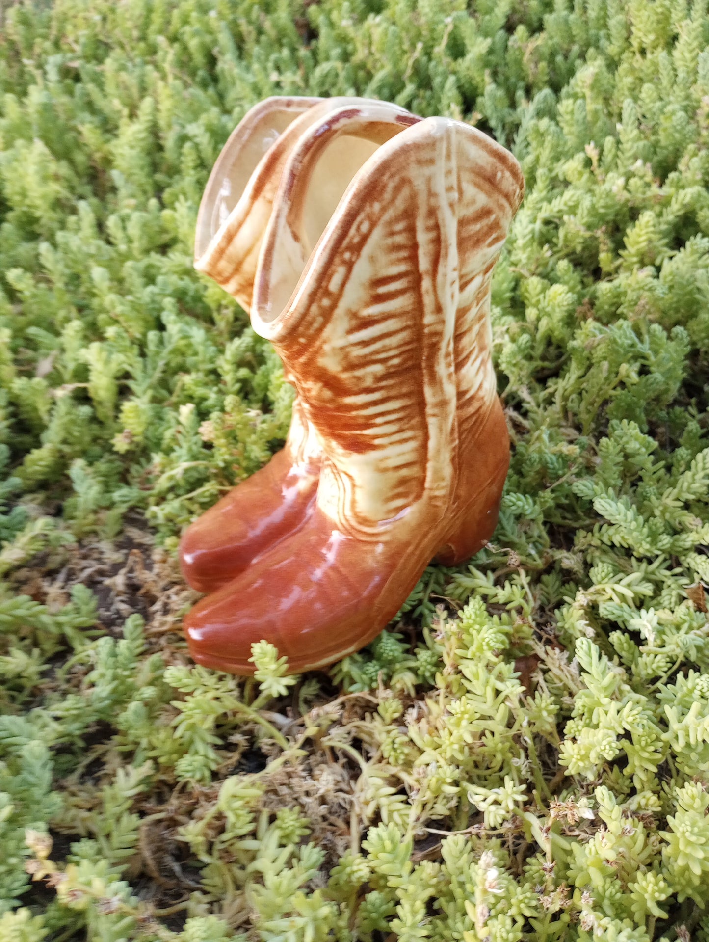 McCoy Pottery Pair of Boots Vase