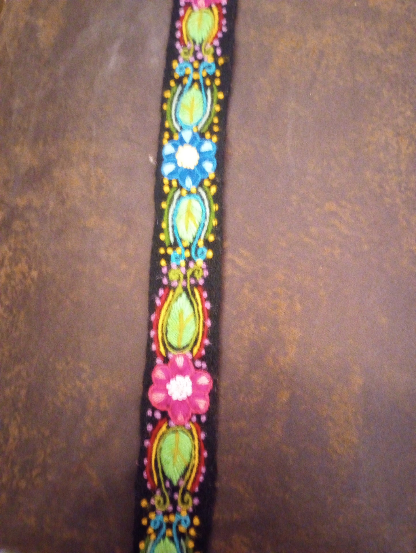 Beautiful Embroidered Alpaca Woven Belt