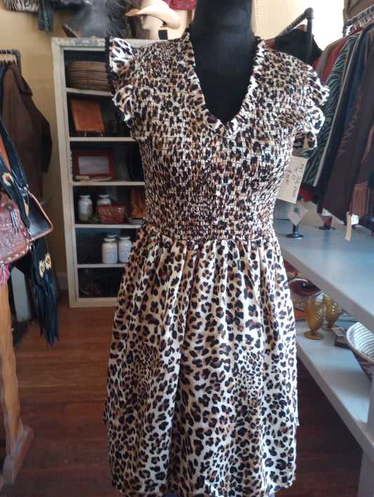 NWT THML Leopard Print Dress