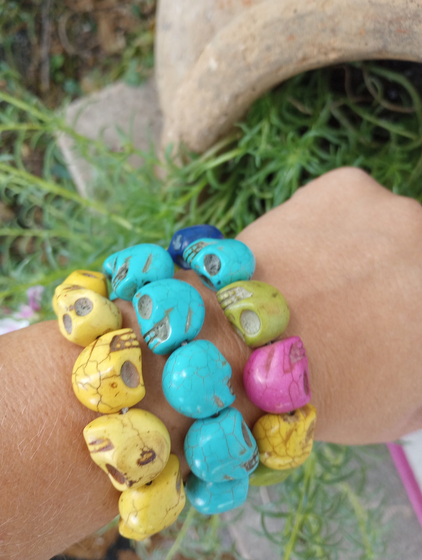 Set of 3 Fun & Funky Skull Bracelets