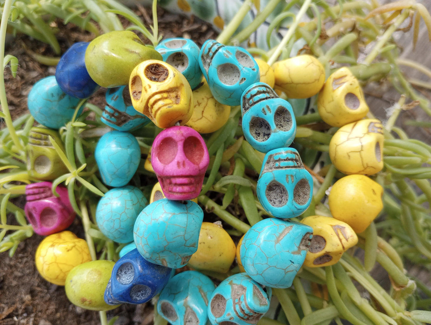 Set of 3 Fun & Funky Skull Bracelets