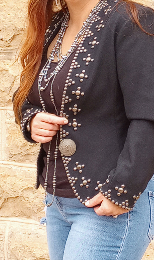 Vintage DD Ranchwear - Black Studded Jacket