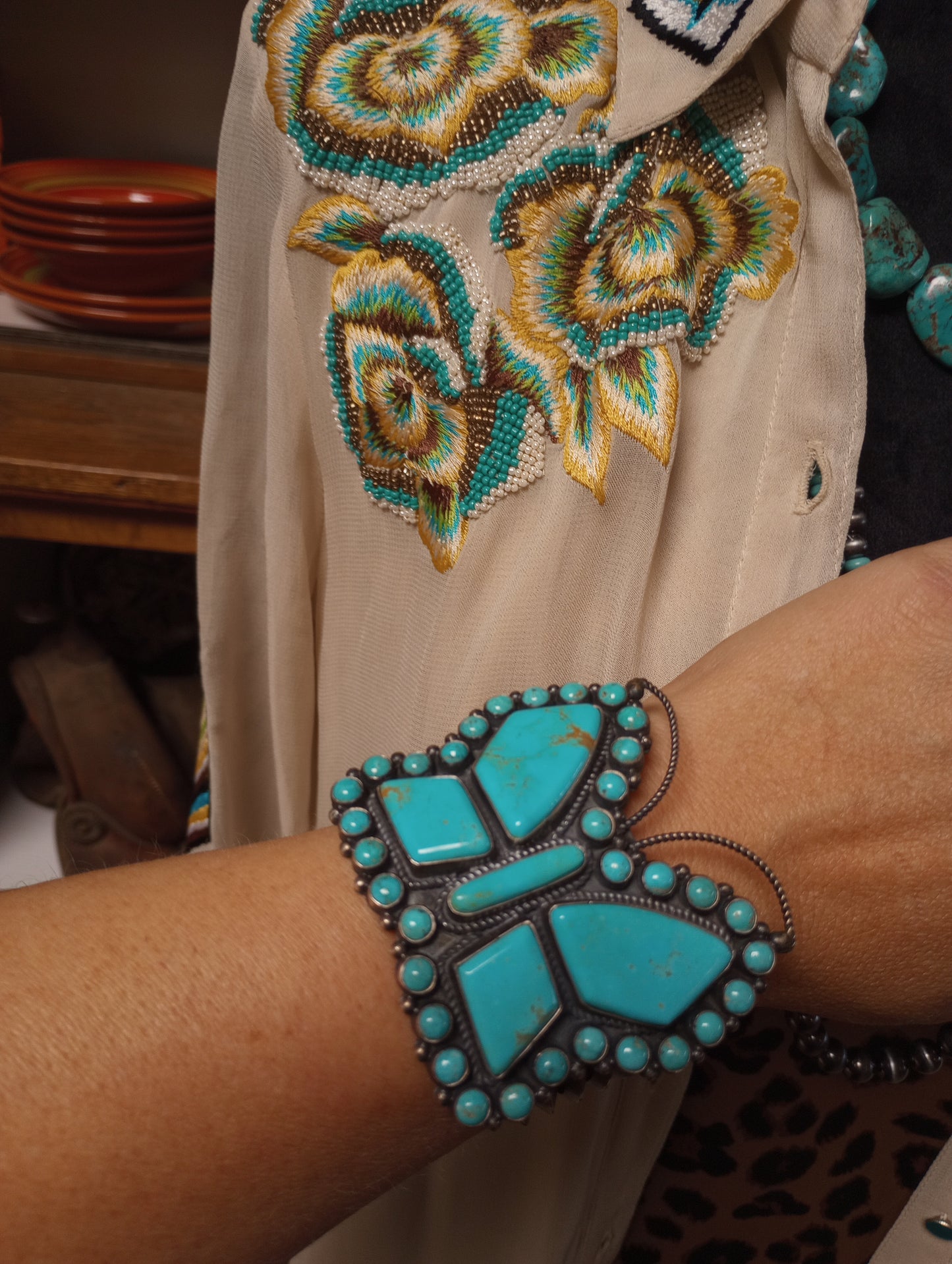 Anthony Skeets Big and Bold Butterfly Cuff