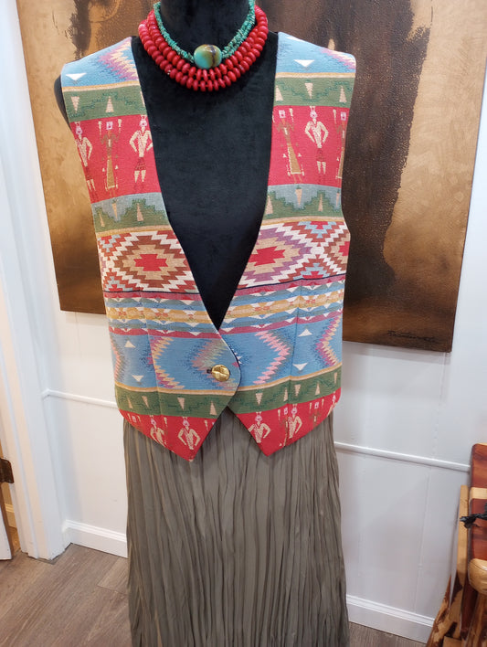 Vintage Jennie Vaughn Design Vest