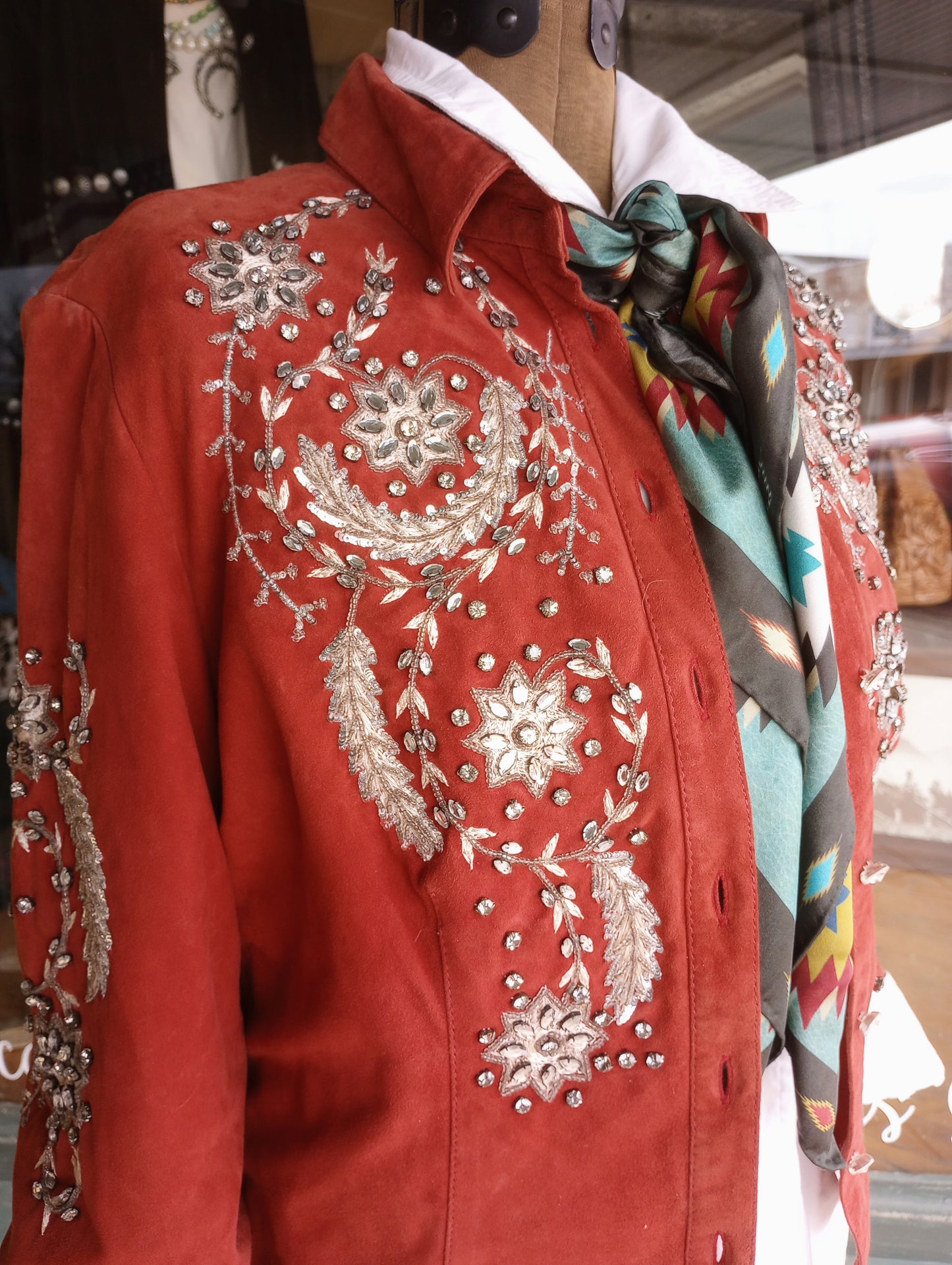 Vintage DD Ranchwear Rhinestone Cowgirl Shirt Jacket