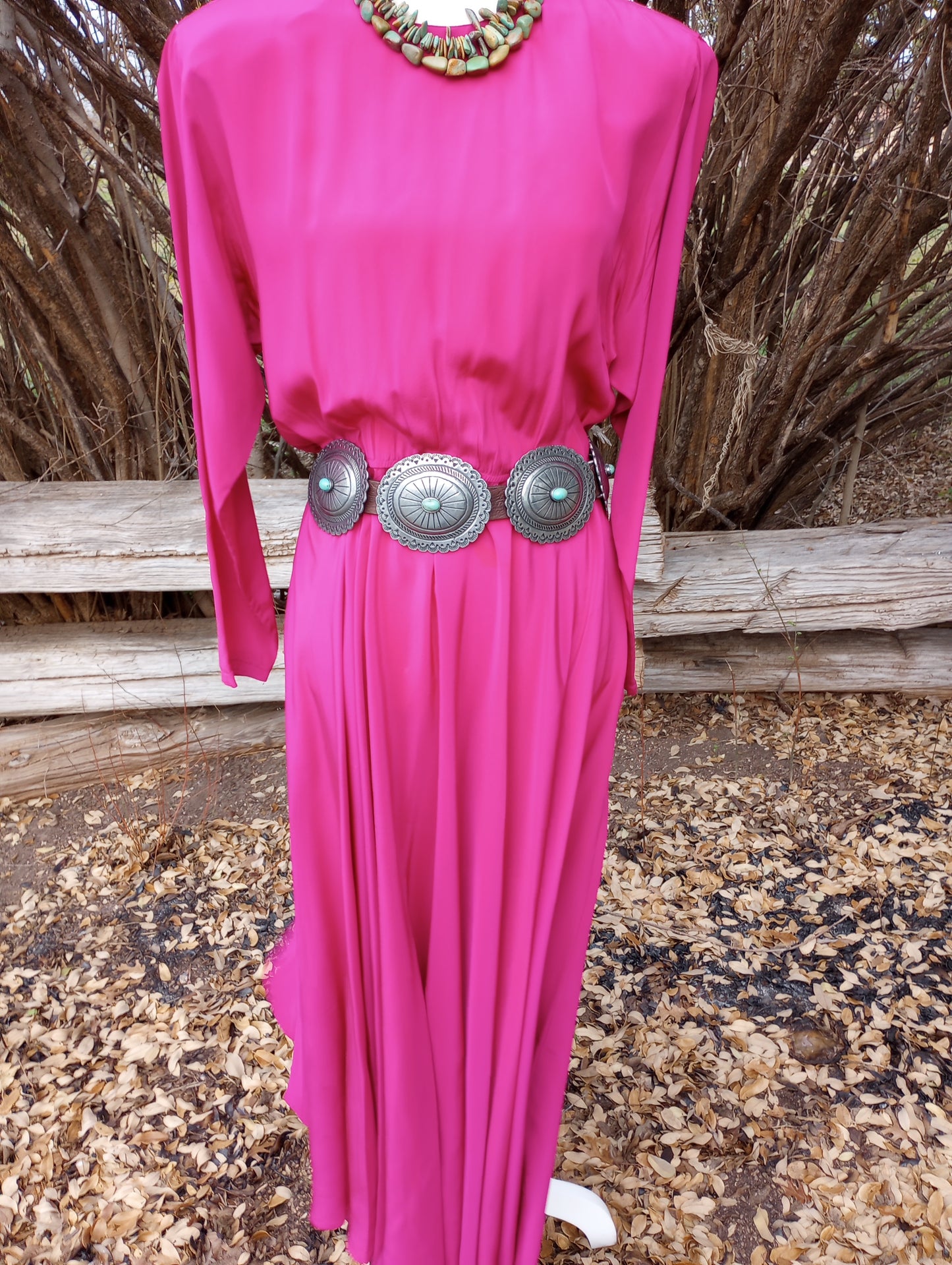 Vintage Fuschia Dress