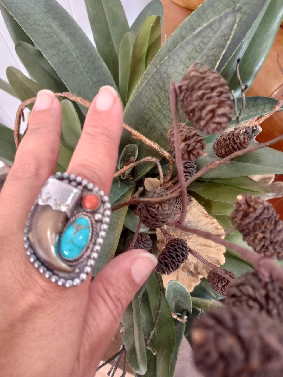Unique Bear Claw Ring